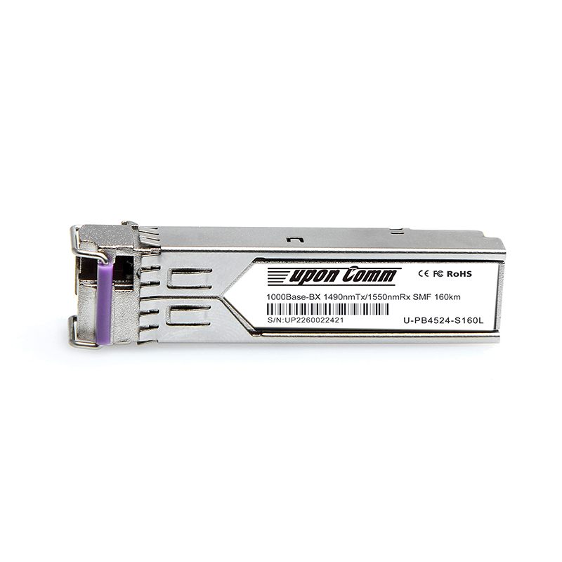 1000Base-BX 1490nmTx/1550nmRx SMF 160km DOM SFP Optical Transceiver